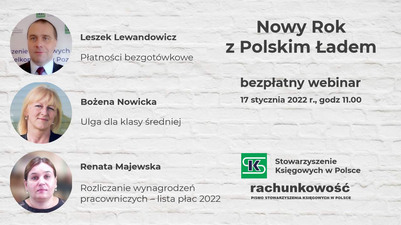 Webinar - Nowy Rok z Polskim Ładem