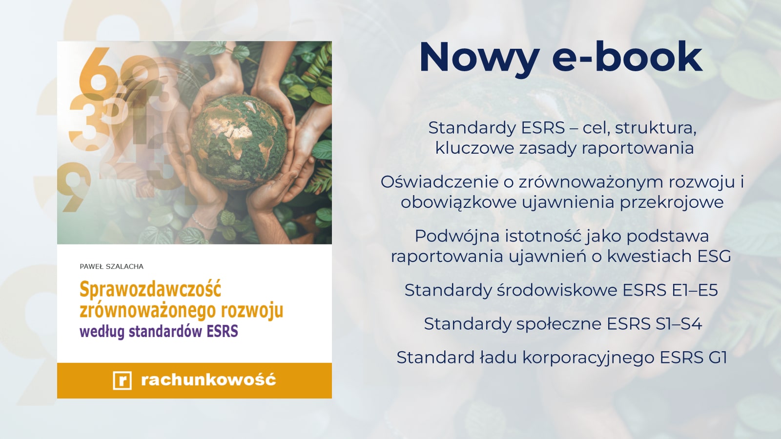 Paweł Szalacha - Sprawozdawczość zrównoważonego rozwoju według standardów ESRS