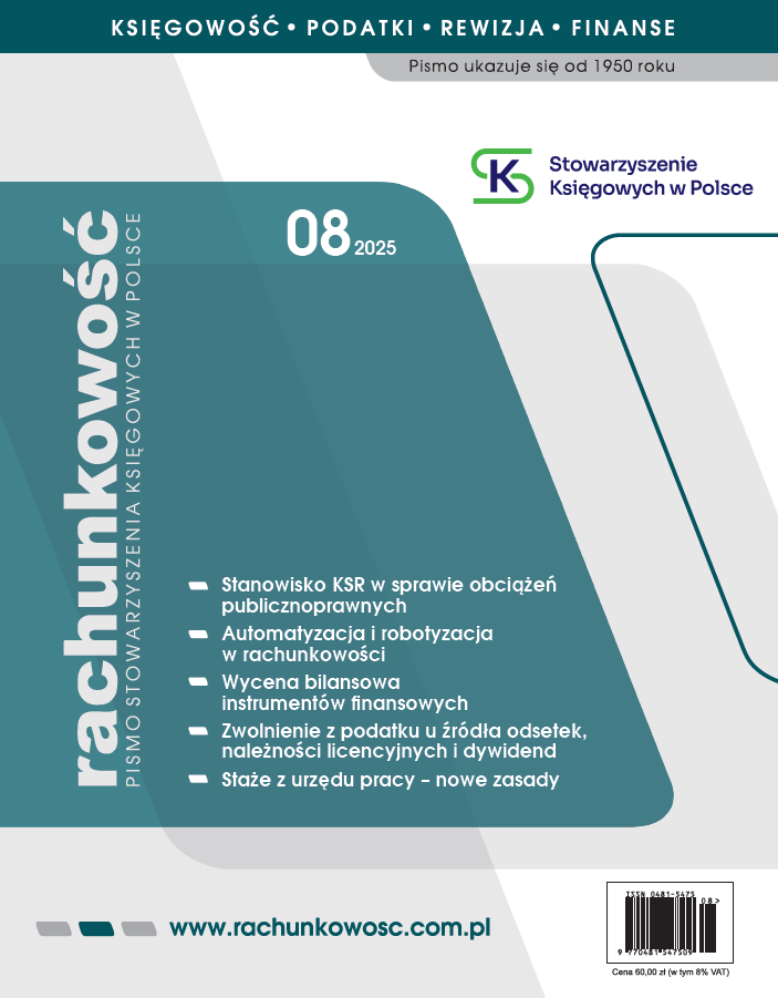 Rachunkowość 8/2025