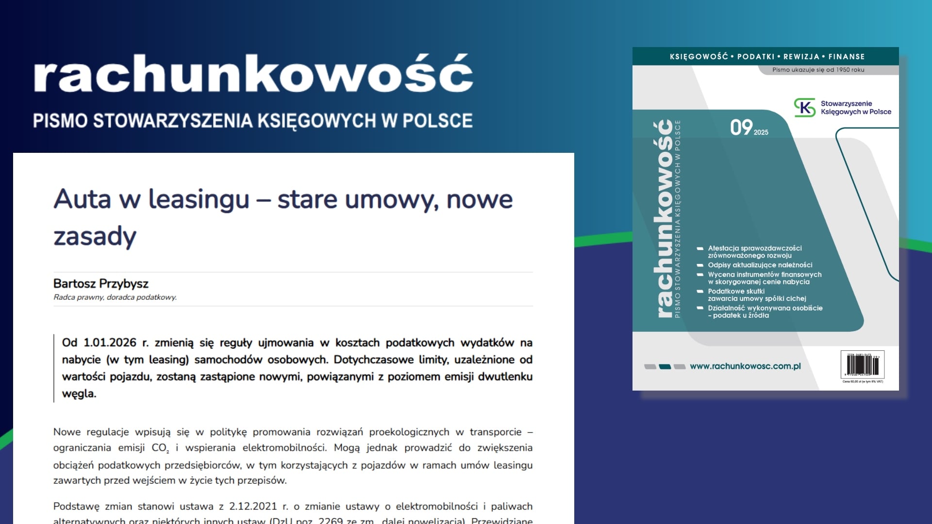 Auta w leasingu – stare umowy, nowe zasady