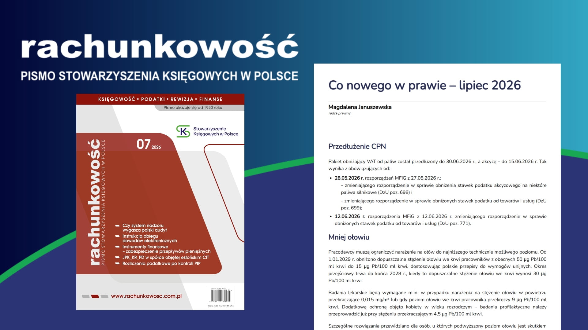 Co nowego w prawie – lipiec 2026