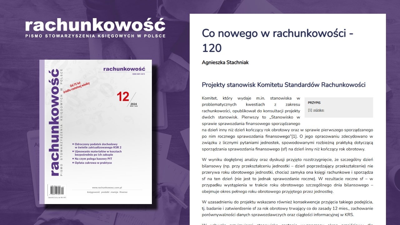 Co nowego w rachunkowości - 120