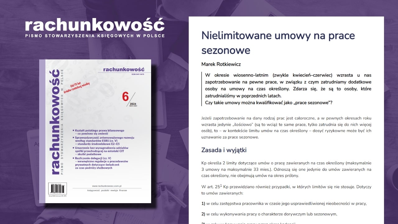 Nielimitowane umowy na prace sezonowe