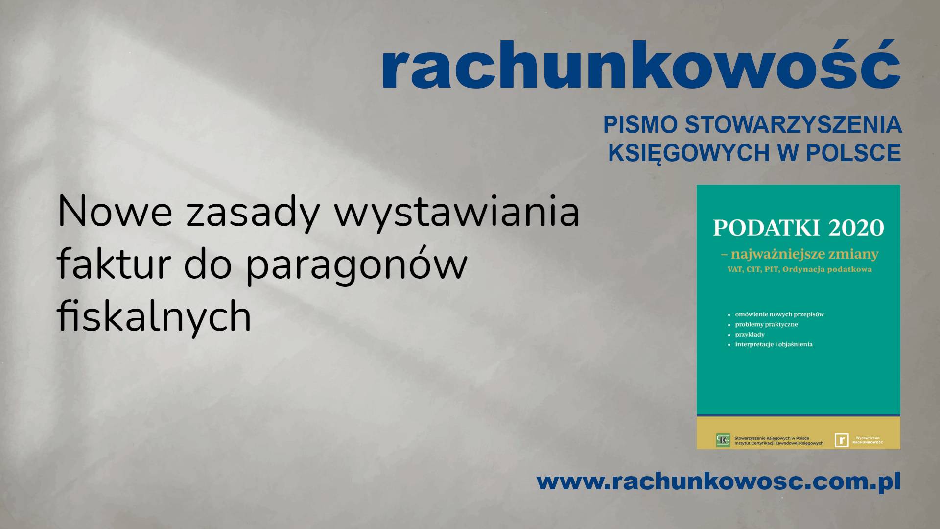 Nowe Zasady Wystawiania Faktur Do Paragonów Fiskalnych