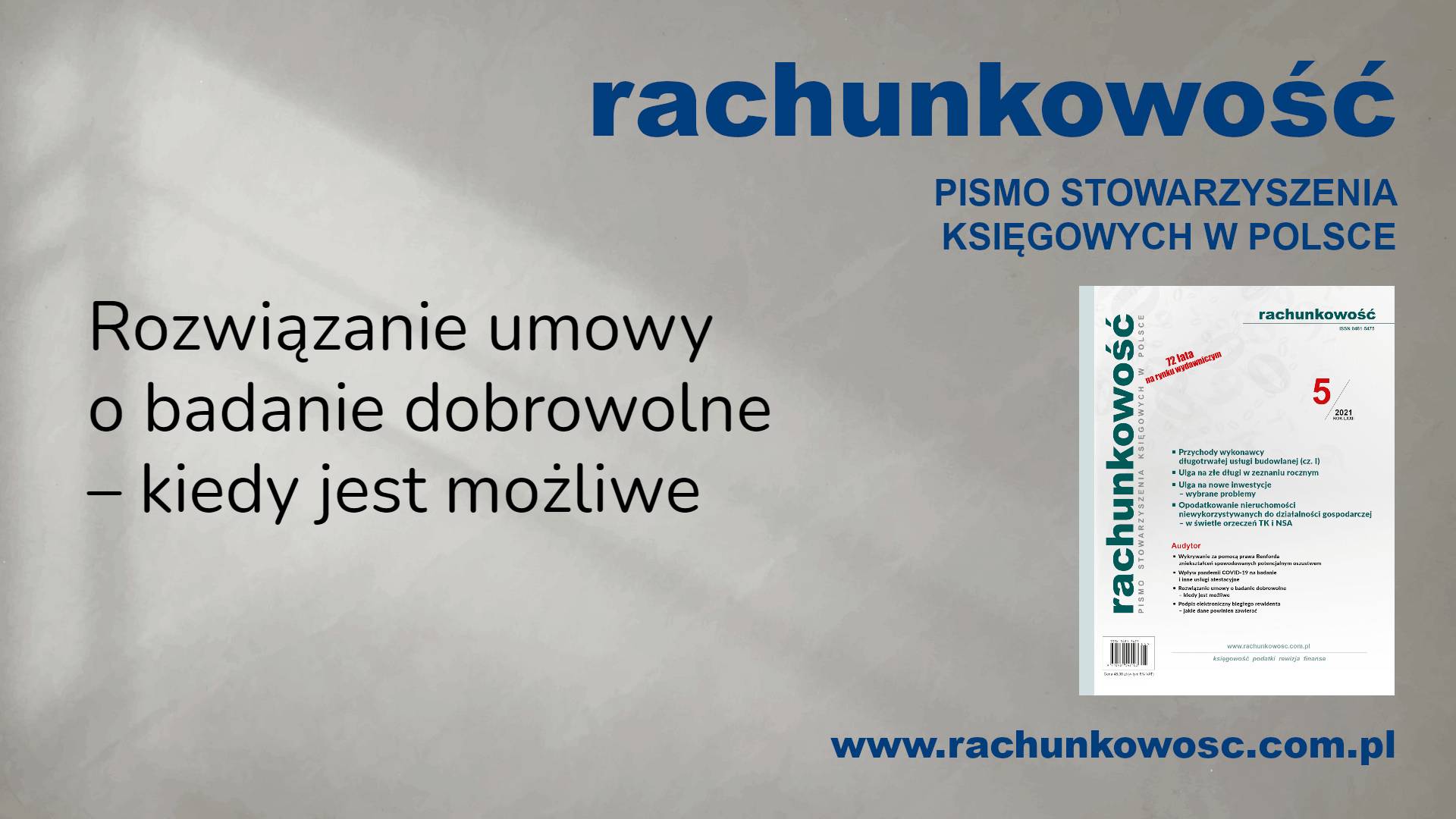 Rozwiązanie Umowy O Badanie Dobrowolne – Kiedy Jest Możliwe