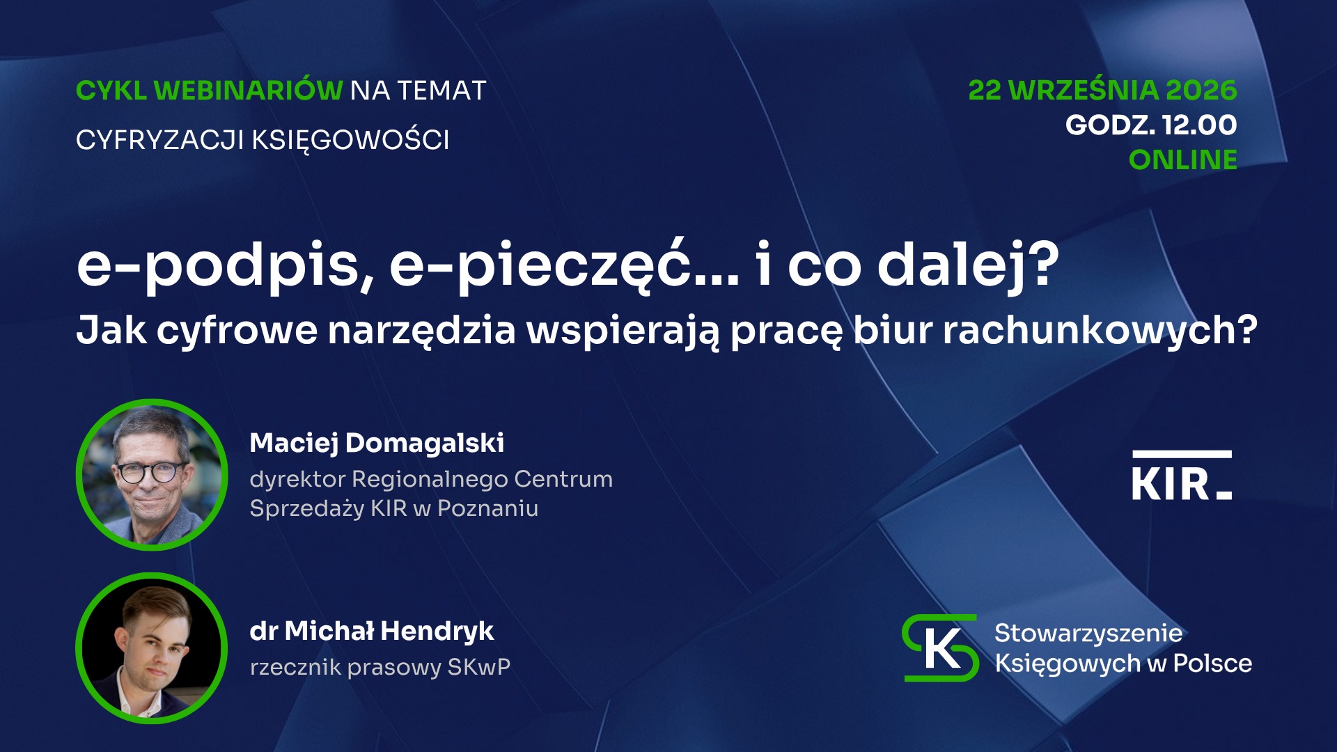 Zabezpiecz dokumenty swojego biura - bezpłatny webinar SKwP