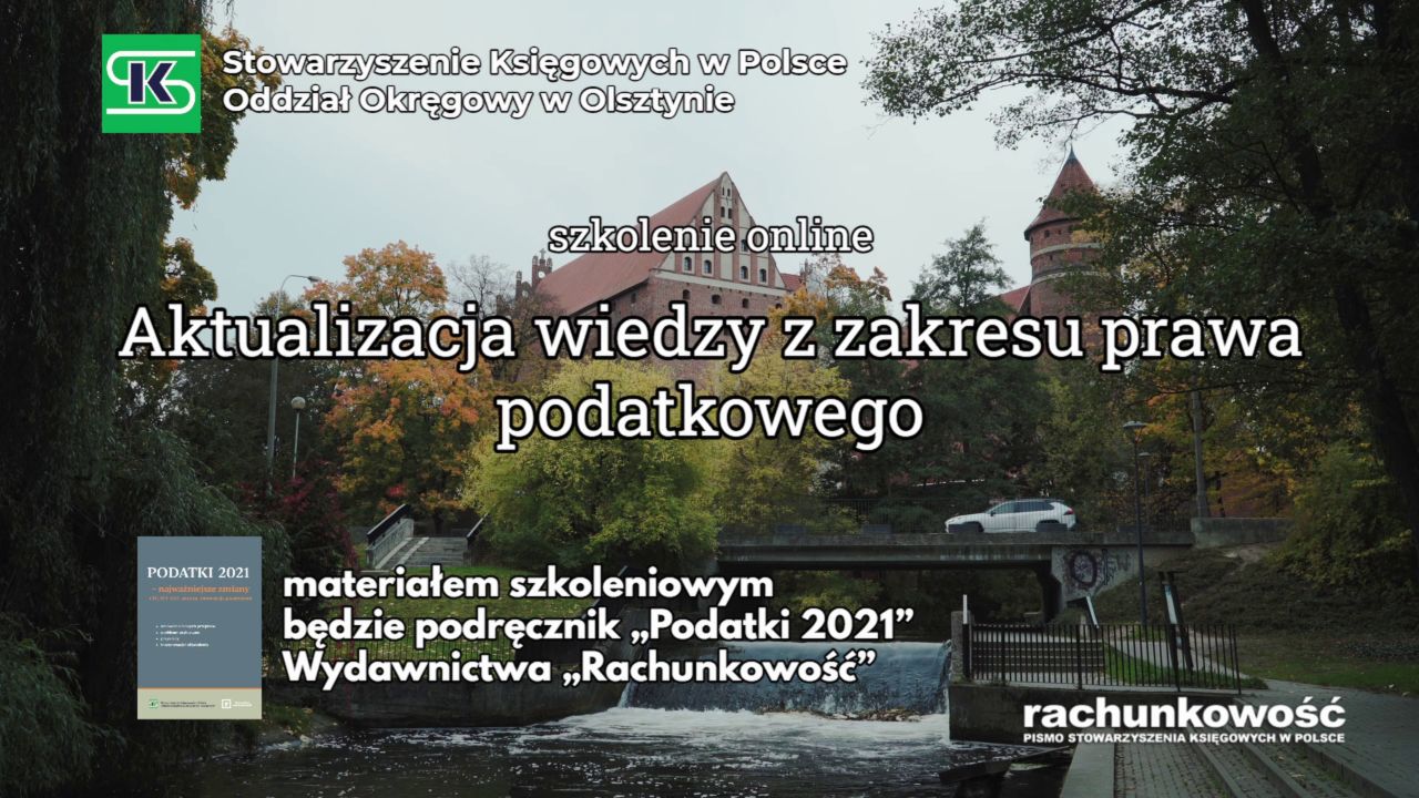 Aktualizacja wiedzy z zakresu prawa podatkowego - szkolenie - SKwP Olsztyn